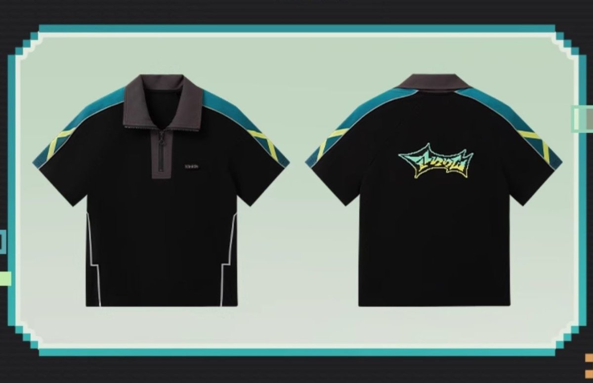 画像18: 原神　キィニチイメージ　ポロシャツ　特典アクスタ付き (18)