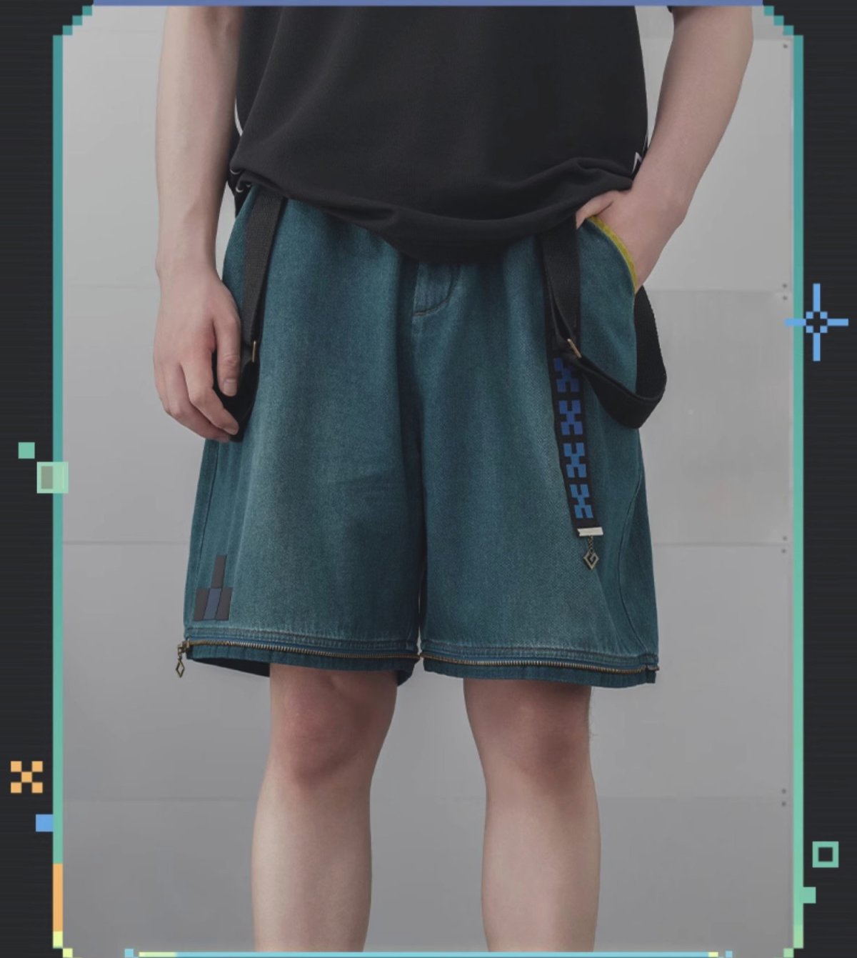 画像11: 原神　キィニチイメージ　2WAYパンツ　特典アクスタ付き (11)