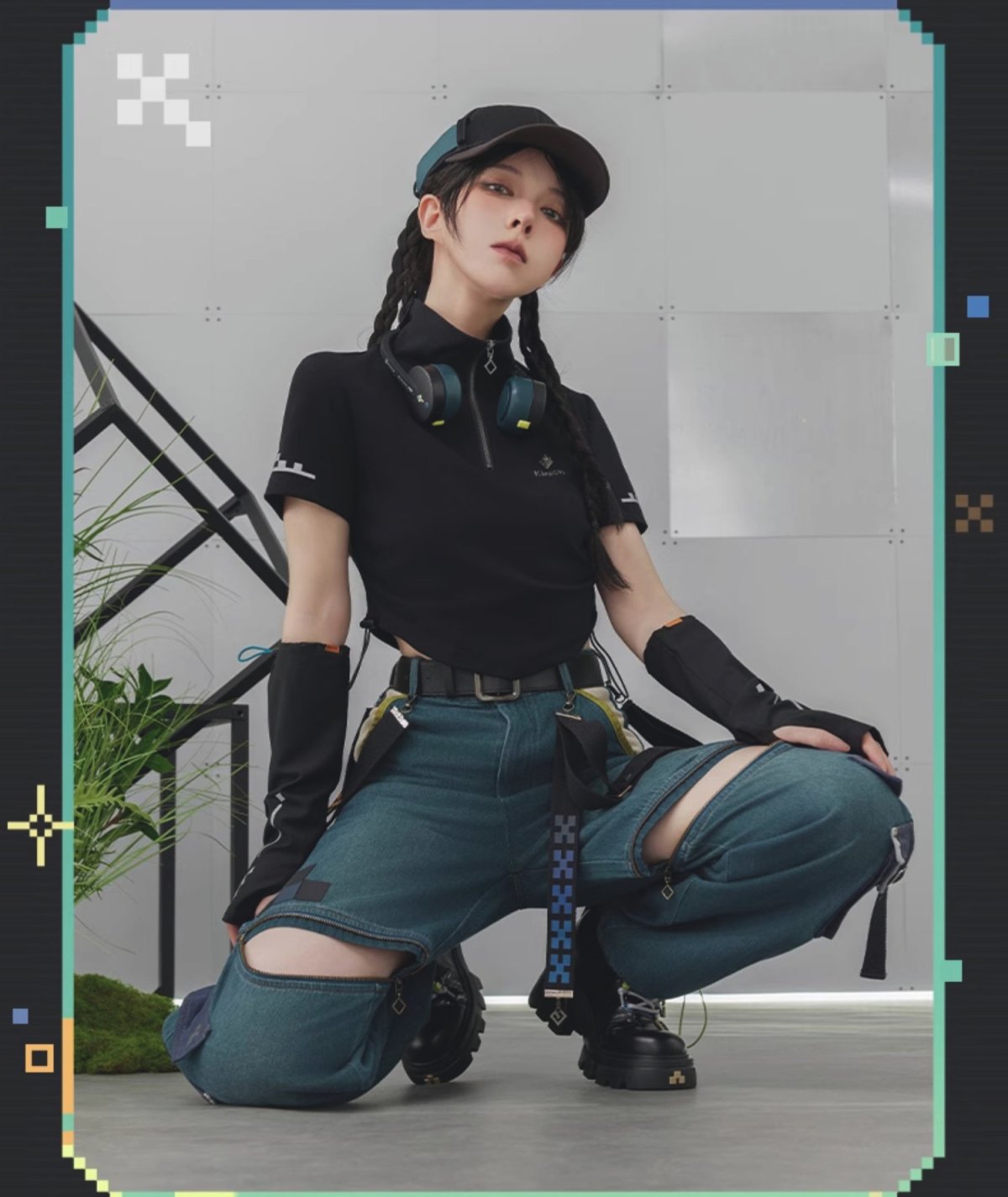 画像13: 原神　キィニチイメージ　2WAYパンツ　特典アクスタ付き (13)