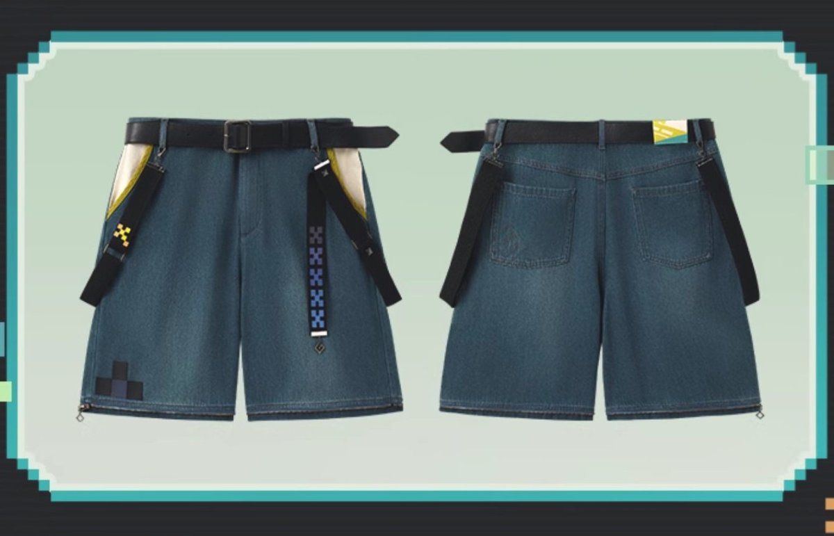 画像18: 原神　キィニチイメージ　2WAYパンツ　特典アクスタ付き (18)