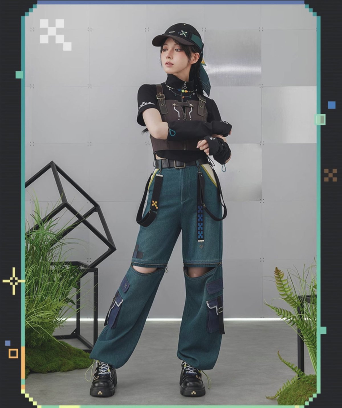 画像12: 原神　キィニチイメージ　2WAYパンツ　特典アクスタ付き (12)