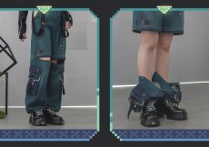 画像15: 【原神 369pt】原神　キィニチイメージ　2WAYパンツ　特典アクスタ付き【予約9月中旬】 (15)