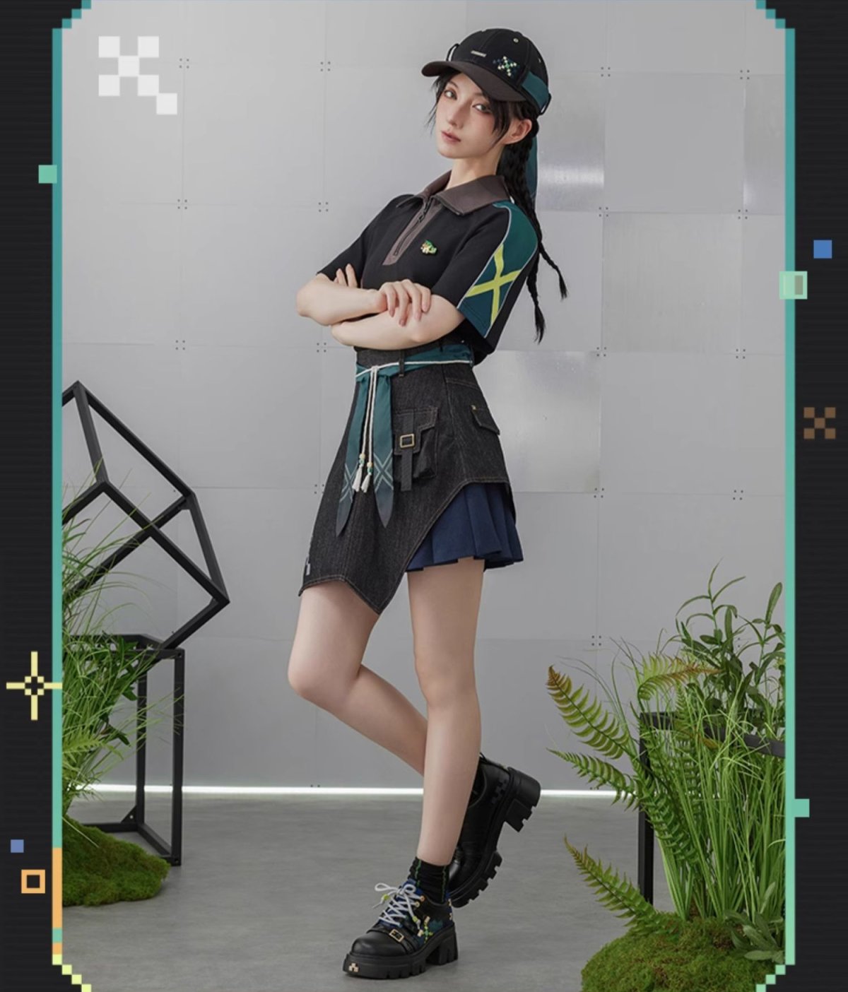 画像10: 原神　キィニチイメージ　スカート　特典アクスタ付き (10)