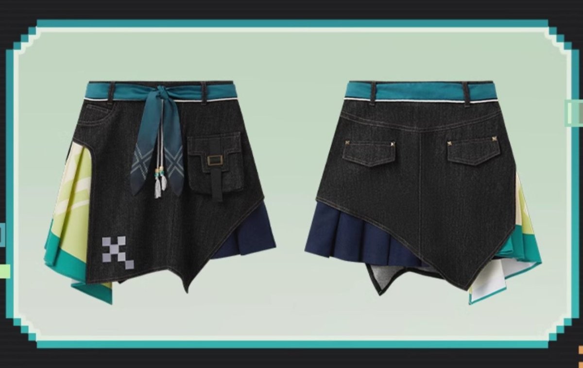 画像18: 原神　キィニチイメージ　スカート　特典アクスタ付き (18)