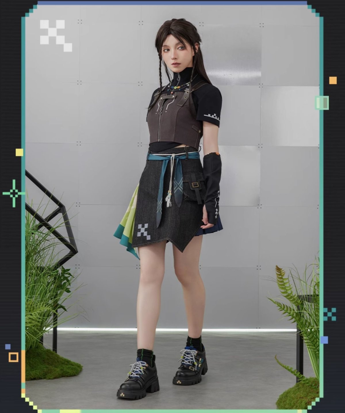 画像11: 原神　キィニチイメージ　スカート　特典アクスタ付き (11)