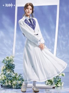 画像1: 【原神 329pt】原神　神里綾人イメージ　スカート　特典アクスタ付き【予約2026年1月上旬】 (1)