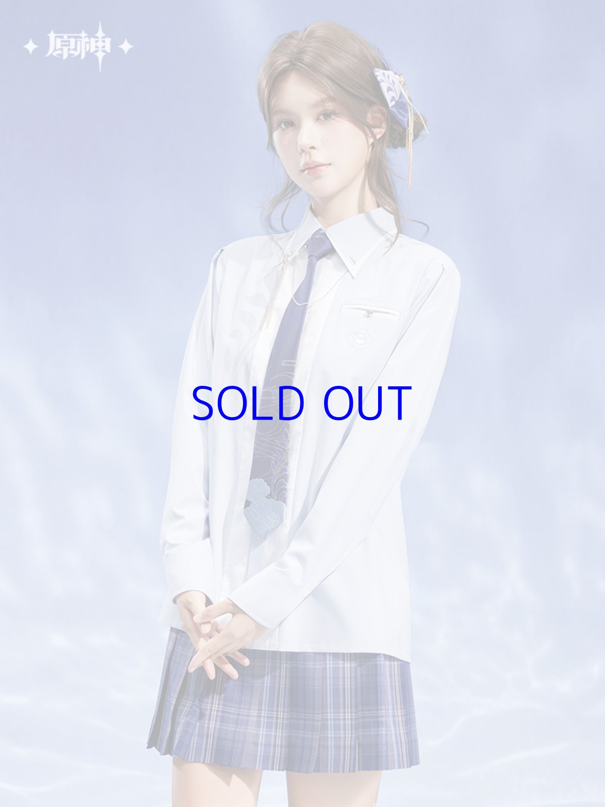 画像3: 【原神 299pt】原神　神里綾人イメージ　シャツ　特典アクスタ付き【予約2026年1月上旬】 (3)