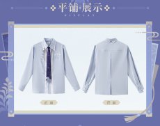 画像13: 【原神 299pt】原神　神里綾人イメージ　シャツ　特典アクスタ付き【予約2026年1月上旬】 (13)