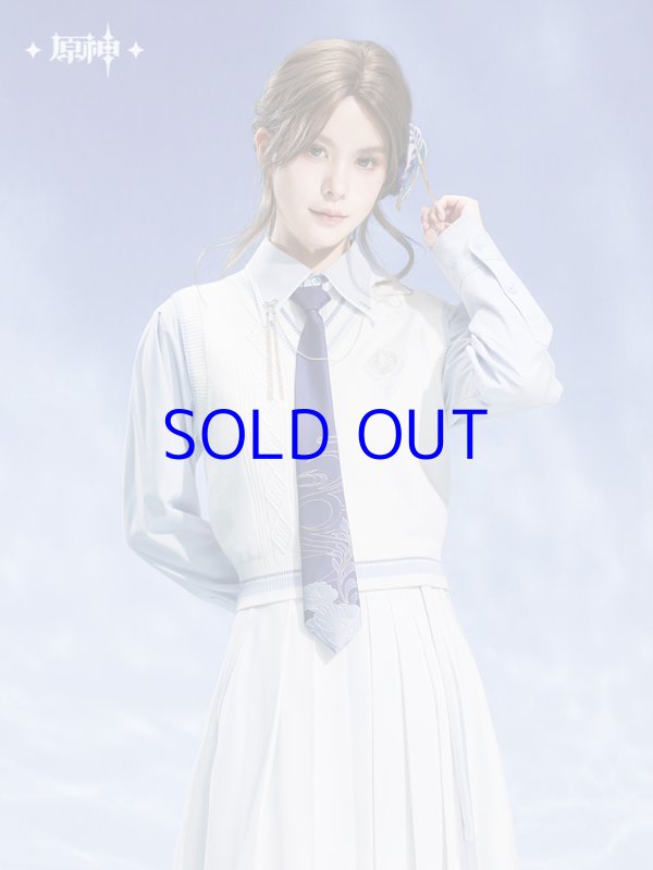 【原神】神里綾人　白ニットベスト　特典付き　イメージシリーズ　公式正規品 原神 神里綾人イメージ ショートニットベスト 特典アクスタ付き