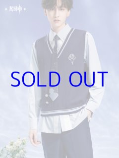 【原神】神里綾人　白ニットベスト　特典付き　イメージシリーズ　公式正規品 原神 199pt】原神 神里綾人イメージ ショートニットベスト 特典