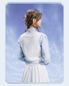 画像4: 【原神 199pt】原神　神里綾人イメージ　ショートニットベスト　特典アクスタ付き【予約2026年1月上旬】 (4)
