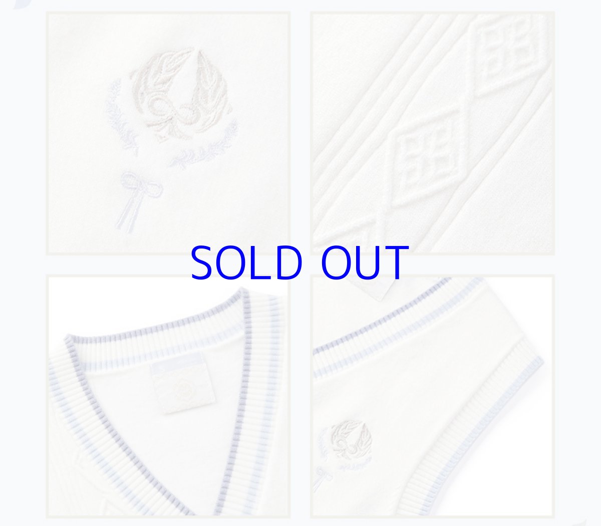 画像6: 【原神 199pt】原神　神里綾人イメージ　ショートニットベスト　特典アクスタ付き【予約2026年1月上旬】 (6)