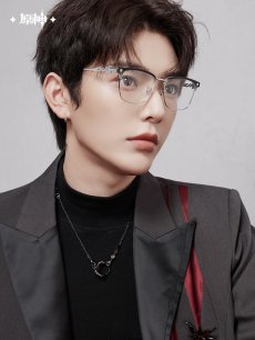 画像2: 原神　ファトゥス・霜痕と権焔　伊達メガネセット（4種類） (2)