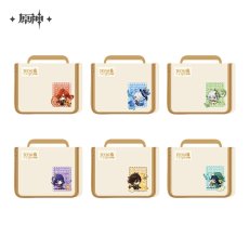 画像1: 【原神 99pt】原神　テイワット展　トラベルポーチ　ワッペン付き (1)