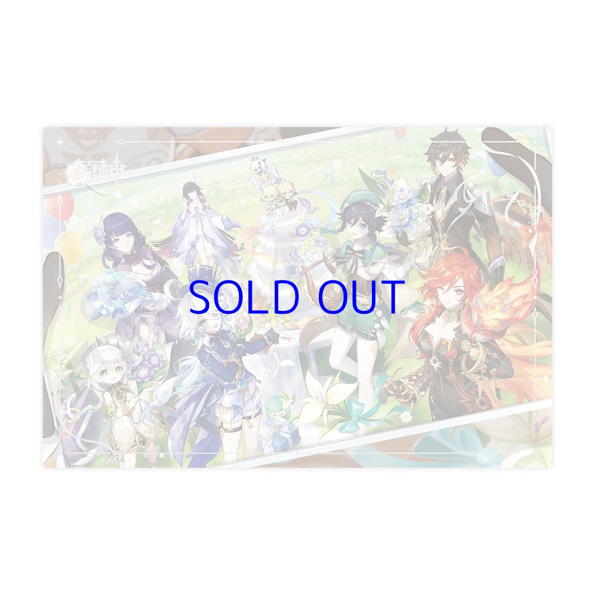 画像1: 原神　Weiboコラボ　五周年記念　アクリルブロック【予約2026年2月上旬】 (1)