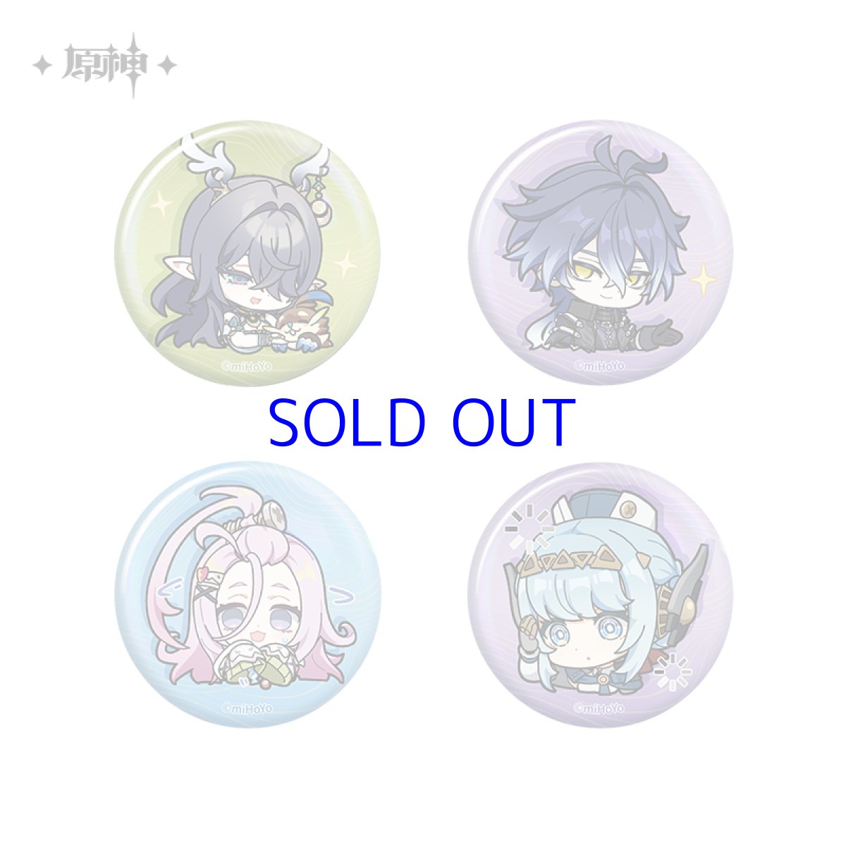 画像1: 【原神 12pt】原神　ナド・クライ　ちびキャラ　缶バッジ (1)