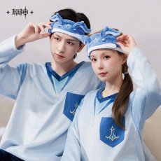 画像2: 【原神 329pt】原神 ヌヴィレットイメージ ルームウェアセット【予約2026年3月中旬】 (2)