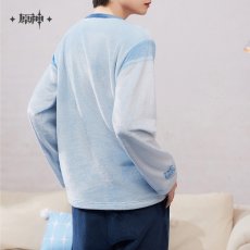 画像5: 【原神 329pt】原神 ヌヴィレットイメージ ルームウェアセット【予約2026年3月中旬】 (5)