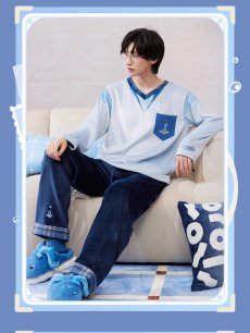 画像8: 【原神 329pt】原神 ヌヴィレットイメージ ルームウェアセット【予約2026年3月中旬】 (8)