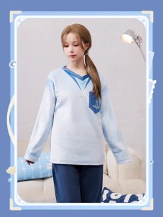 画像9: 【原神 329pt】原神 ヌヴィレットイメージ ルームウェアセット【予約2026年3月中旬】 (9)