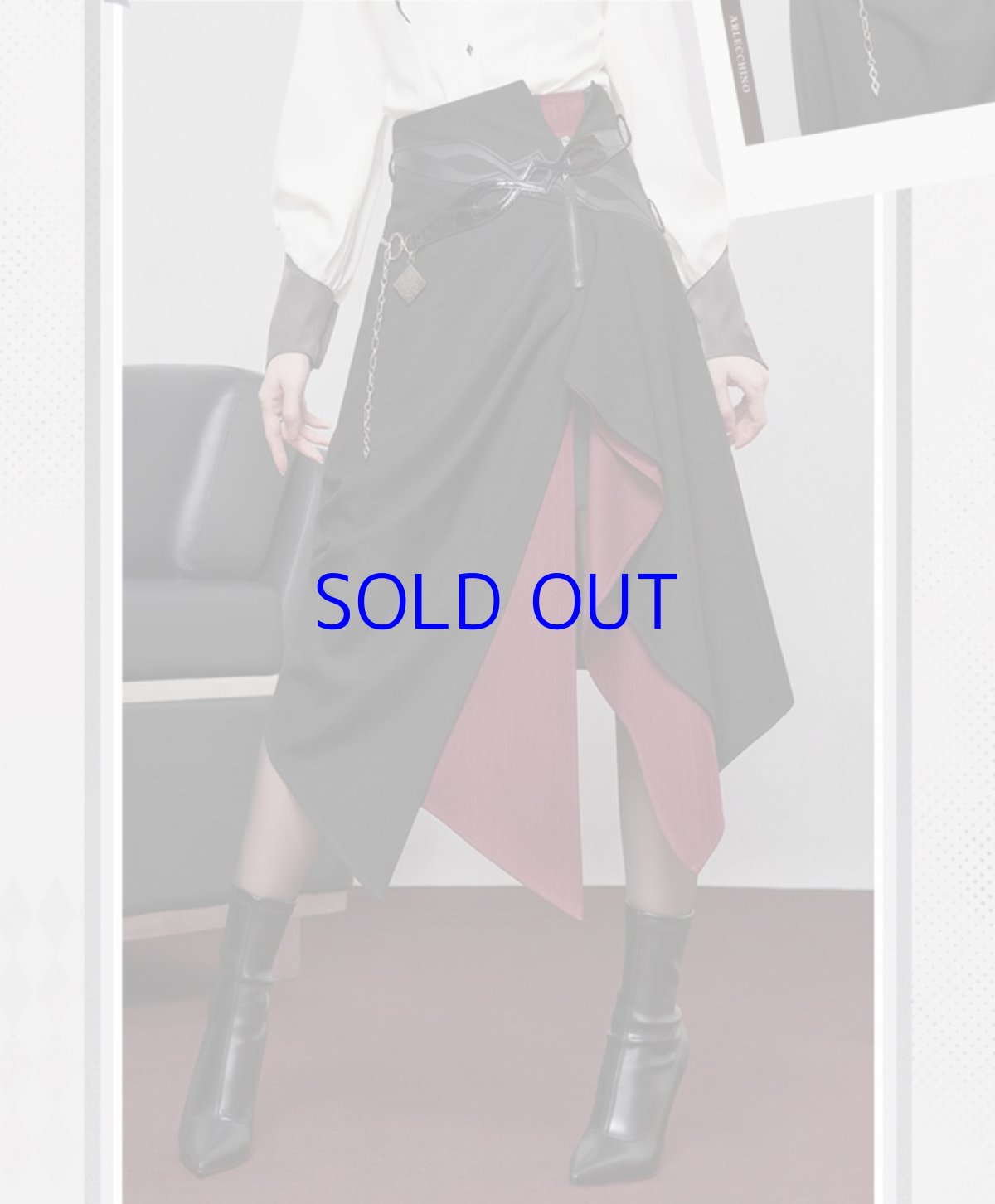 画像11: 原神　アルレッキーノイメージ　スカート　特典アクスタ付き【期間限定】【予約7月上旬】 (11)