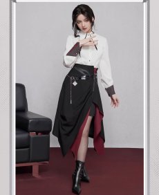 画像8: 【原神 329pt】原神　アルレッキーノイメージ　スカート　特典アクスタ付き【期間限定】【予約6月中旬】 (8)