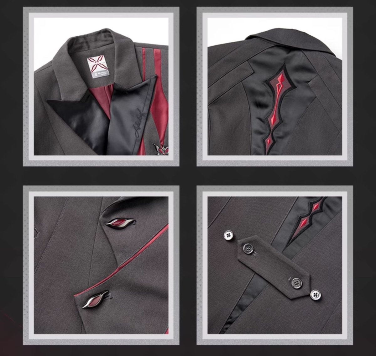 画像15: 【原神 549pt】原神　アルレッキーノイメージ　コート　特典アクスタ付き【期間限定】【予約6月中旬】 (15)