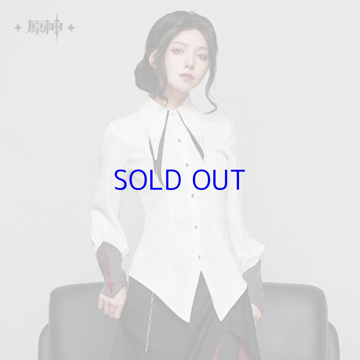 画像1: 原神　アルレッキーノイメージ　シャツ　特典アクスタ付き【期間限定】【予約7月上旬】 (1)