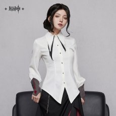 画像1: 【原神 329pt】原神　アルレッキーノイメージ　シャツ　特典アクスタ付き【期間限定】【予約6月中旬】 (1)