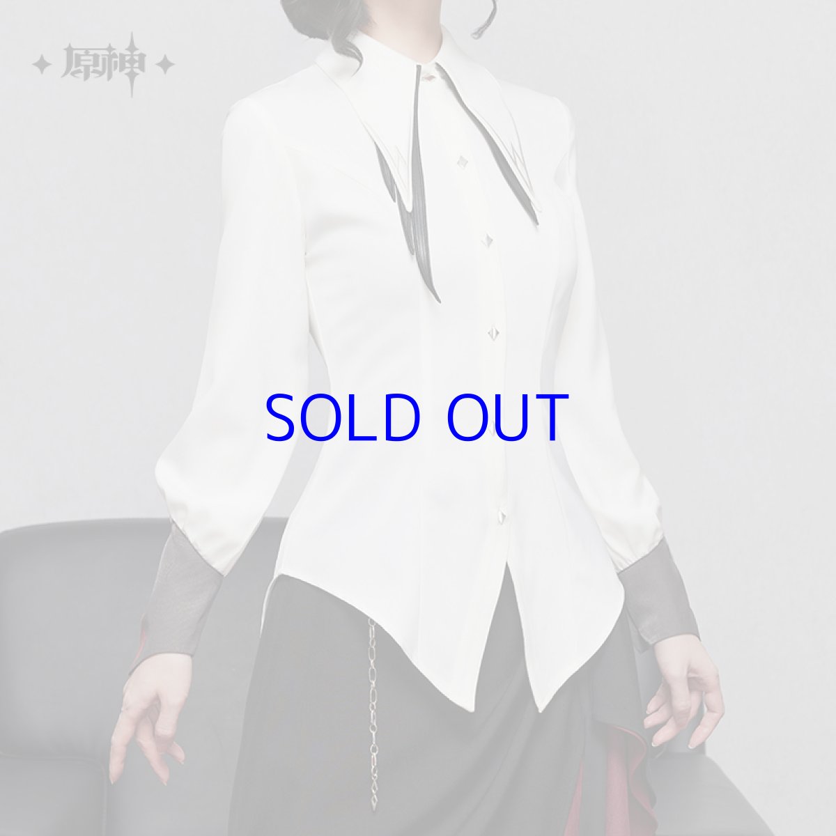 画像3: 原神　アルレッキーノイメージ　シャツ　特典アクスタ付き【期間限定】【予約7月上旬】 (3)