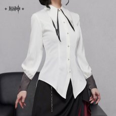 画像3: 【原神 329pt】原神　アルレッキーノイメージ　シャツ　特典アクスタ付き【期間限定】【予約6月中旬】 (3)