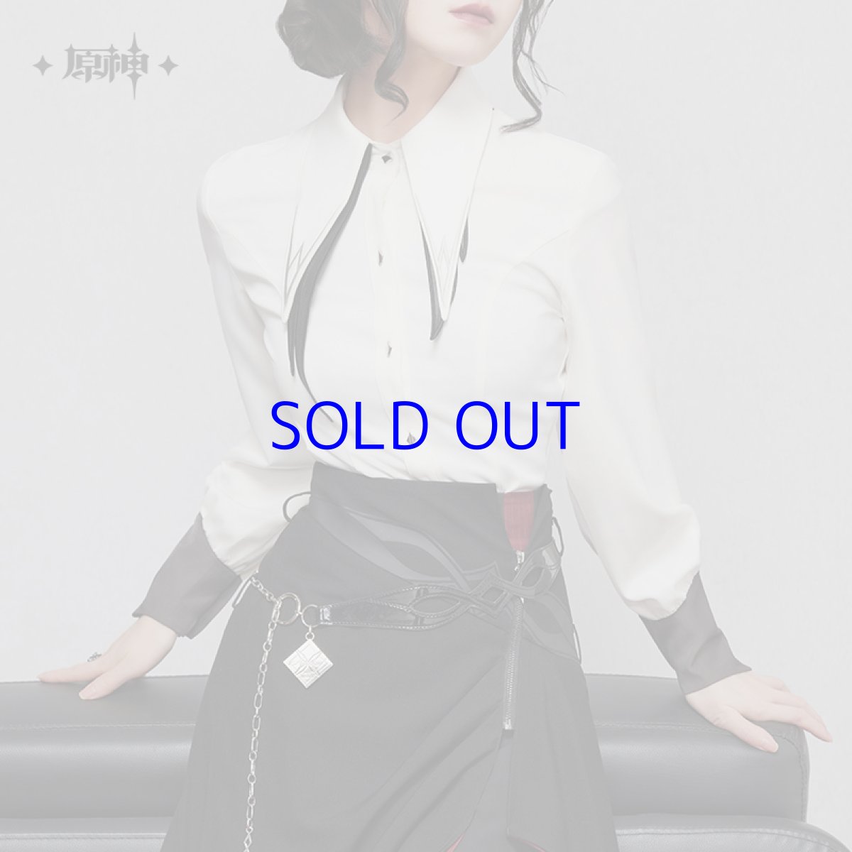 画像4: 原神　アルレッキーノイメージ　シャツ　特典アクスタ付き【期間限定】【予約7月上旬】 (4)