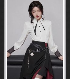 画像11: 【原神 329pt】原神　アルレッキーノイメージ　シャツ　特典アクスタ付き【期間限定】【予約6月中旬】 (11)