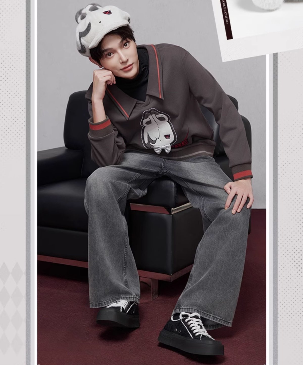 画像7: 【原神 129pt】原神　アルレッキーノイメージ　ベレー帽【予約4月下旬】 (7)