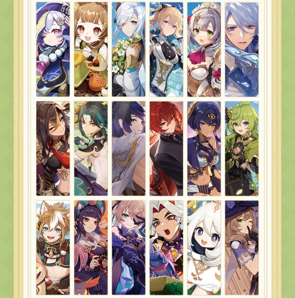 画像9: 【原神 156pt】原神　イラスト集Vol.3　特典しおり、付箋付き【中国語簡体字】 (9)