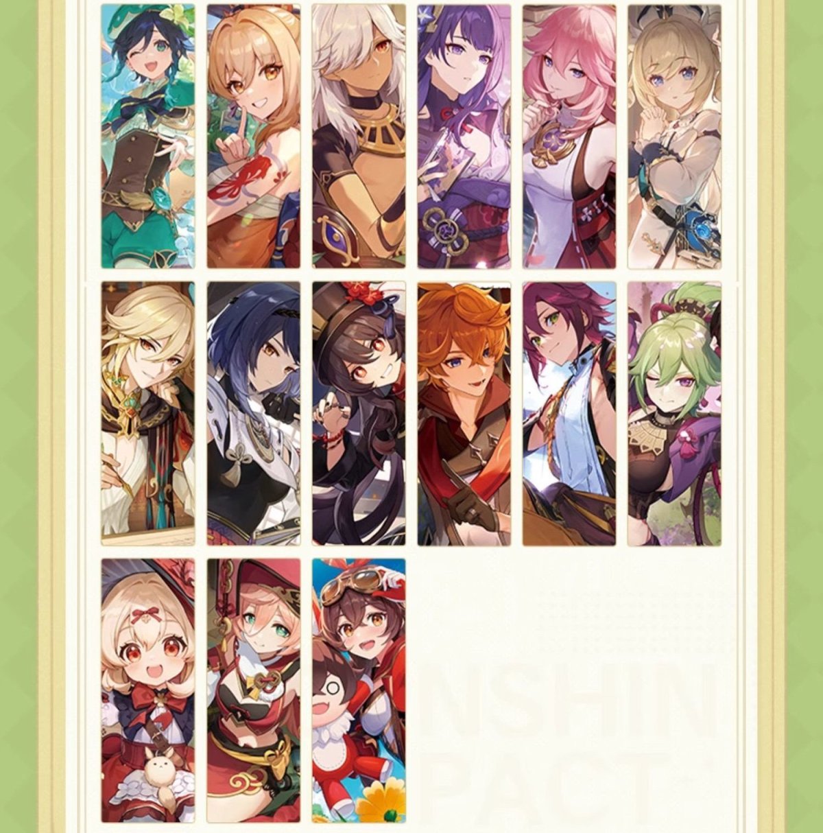 画像10: 【原神 156pt】原神　イラスト集Vol.3　特典しおり、付箋付き【中国語簡体字】 (10)