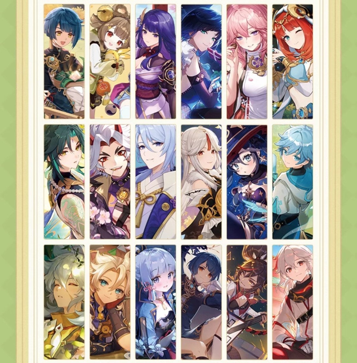 画像15: 【原神 156pt】原神　イラスト集Vol.3　特典しおり、付箋付き【中国語簡体字】 (15)