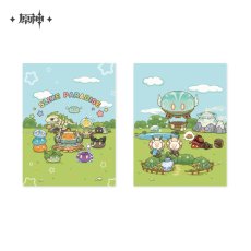 画像1: 【原神 88pt】原神　スライムパラダイス　クリアファイル (1)