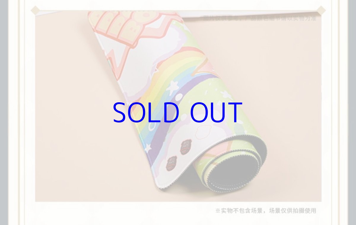 画像9: 原神 コラボカフェ2021 デスクマット マウスパッド (9)