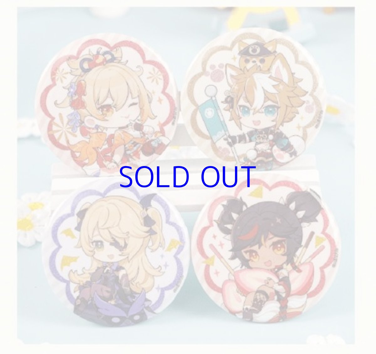 画像3: 原神　コラボカフェ2022　ちびキャラ缶バッジ (3)