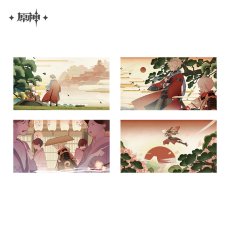 画像1: 【原神 20pt】原神　コラボカフェ2022　ポストカードセット　雷霆を追う孤独の旅 (1)