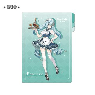 公式正規品 原神 ファルザン アクリル色紙 韓国 カフェ コラボ