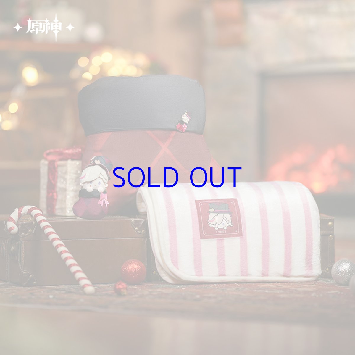 画像4: 原神　絨冬暖聚クリスマス　抱き枕&ブランケットセット【予約2025年3月】 (4)