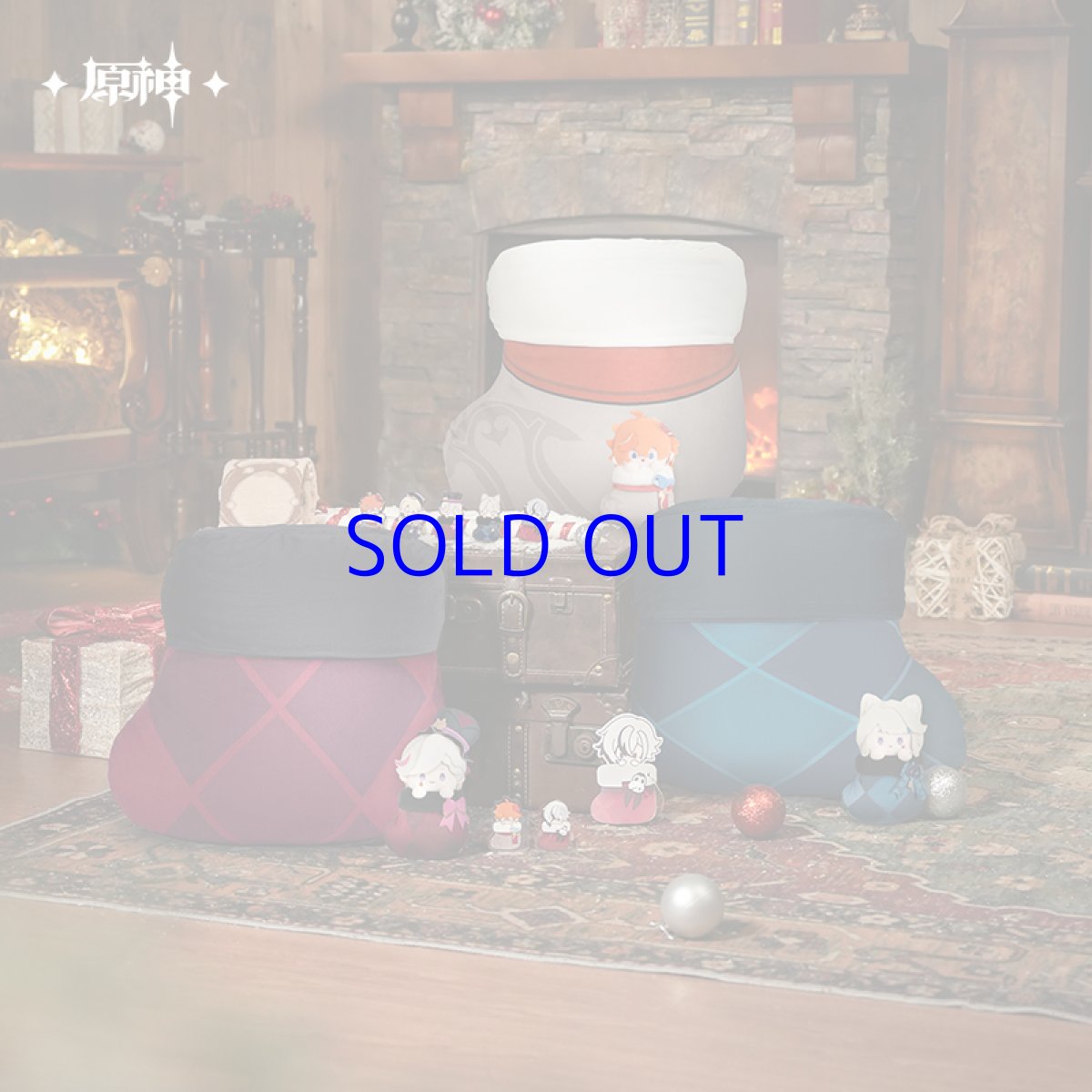 画像5: 原神　絨冬暖聚クリスマス　抱き枕&ブランケットセット【予約2025年3月】 (5)