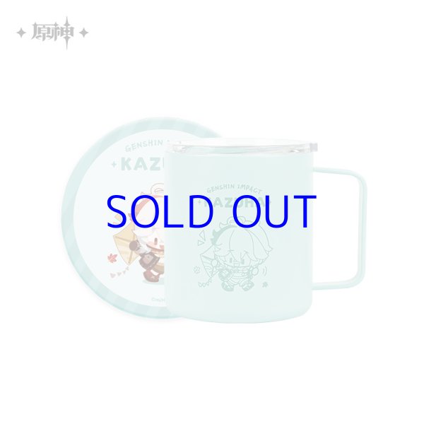 原神 LiHO TEA コラボ　マレーシア　タンブラー　ステンレスカップ　クレー 原神 99pt】原神 安閑露営キャンプ ステンレスカップ コースター付