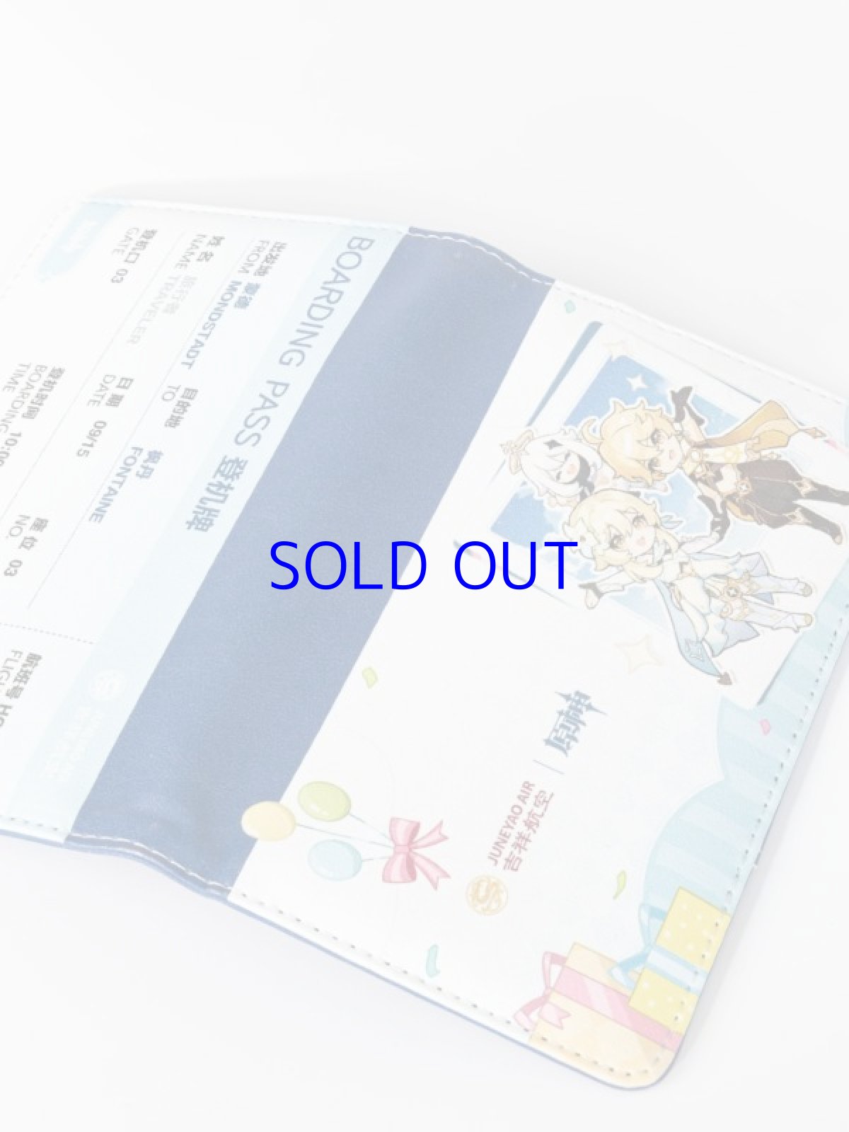 画像3: 原神　吉祥航空コラボ　パスポートケース (3)