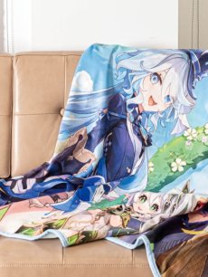 画像2: 原神　吉祥航空コラボ　ブランケット (2)