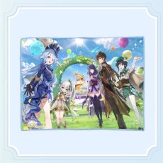 画像1: 原神　吉祥航空コラボ　ブランケット (1)