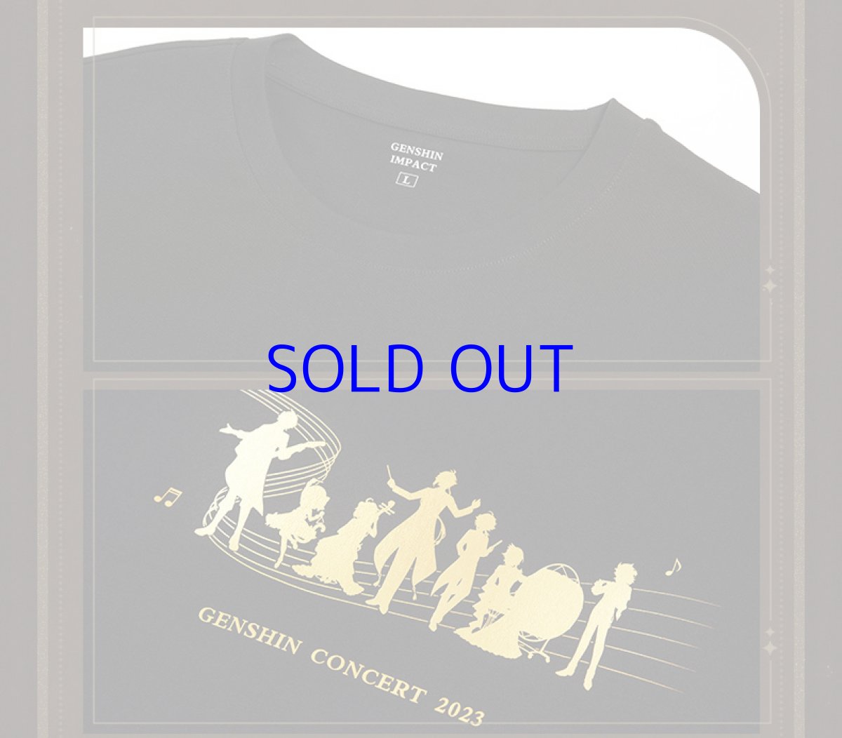 画像4: 【原神 99pt】原神　コンサート2023　Tシャツ (4)