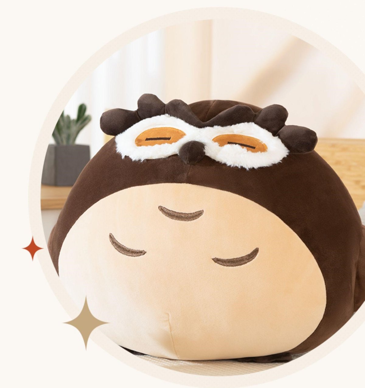 画像2: 原神　ディルック「夜梟」ぬいぐるみL　フクロウマスコット (2)